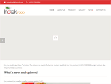 Tablet Screenshot of inotekfood.com